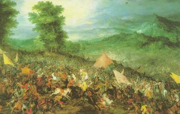 Jan The Elder Brueghel : The Battle of Issus